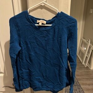 LOFT Teal Knit Top